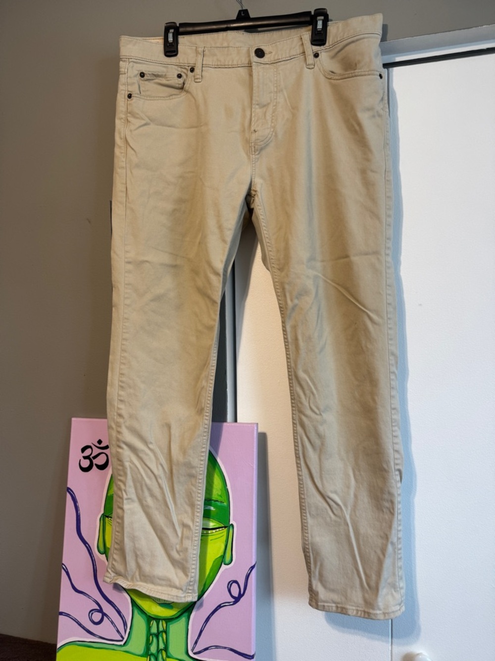 Hollister Authentic Denim Skinny 5-Pocket Khaki Jeans 36x32